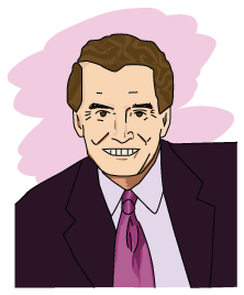 A portrait of Regis Philbin